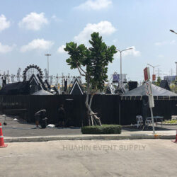 รั้วทึบกั้นคอนเสิร์ต