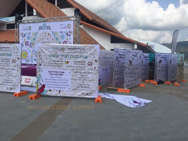 temp-fence-5 รั้วกั้นติดป้ายโชว์